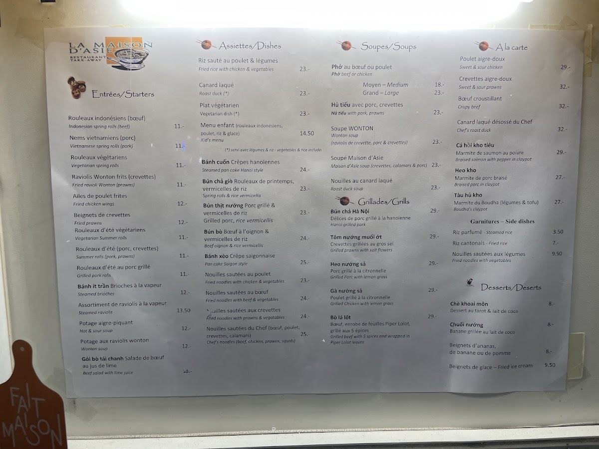 Menu Maison D'asie-4