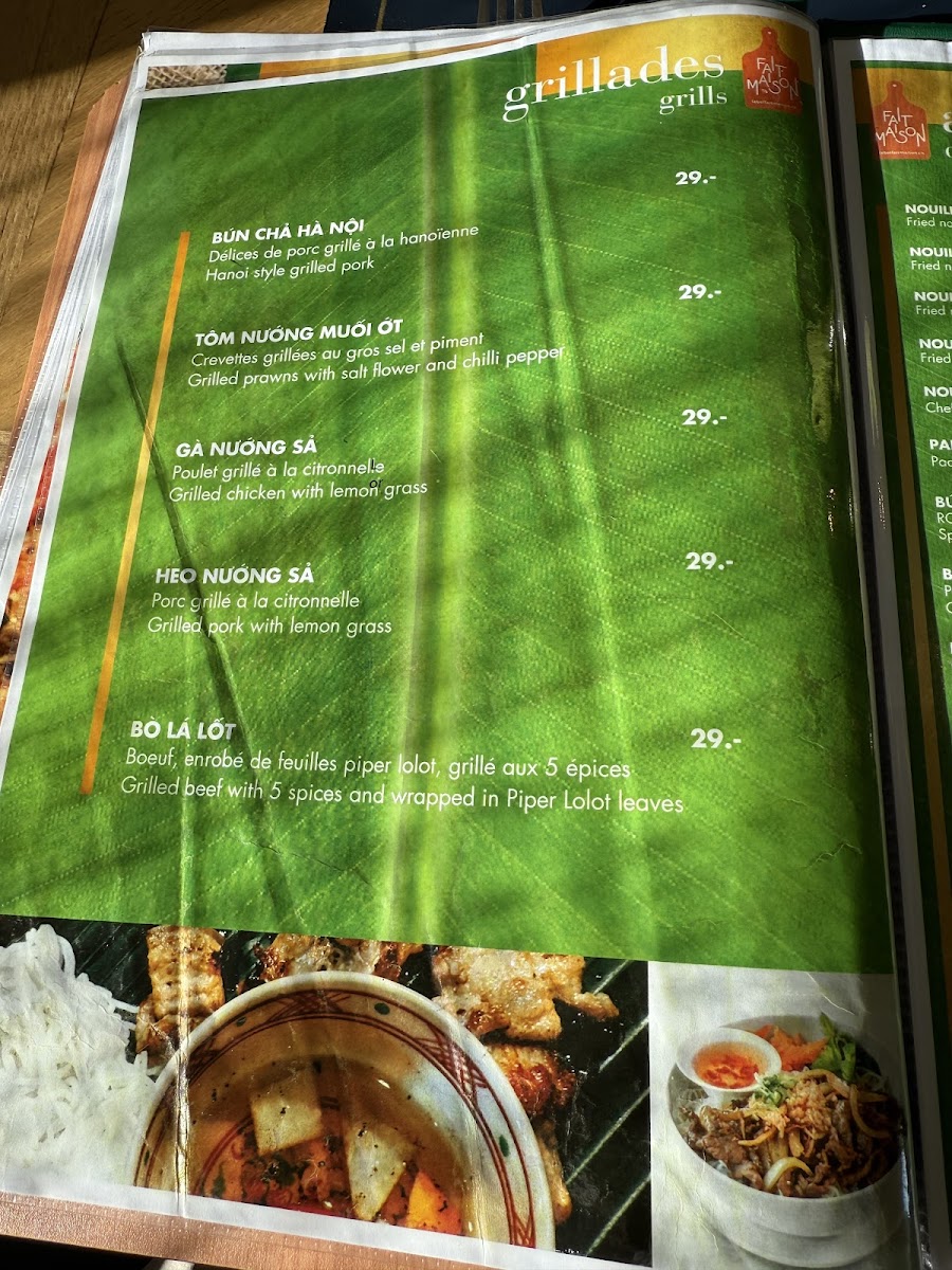 Menu Maison D'asie-5