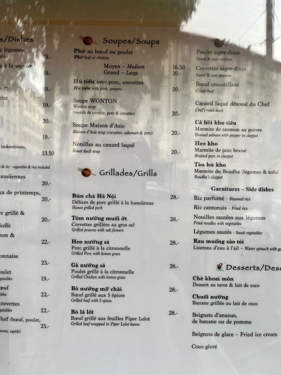 Menu Maison D'asie-8